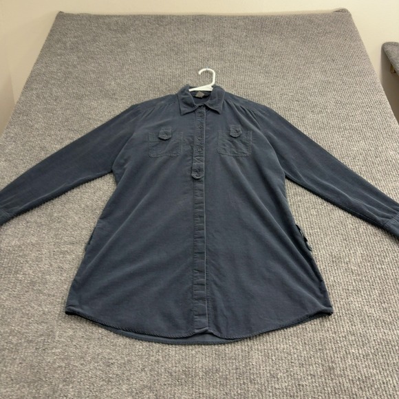 C.P.W. Tops - CPW Shirt Womens L Blue Cotton Corduroy Button Down Utility Casual Style